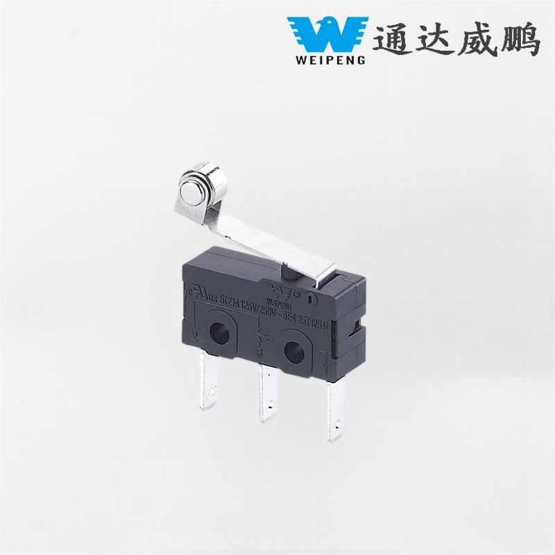 산업용 장비용 롤러가 있는 5A 125V/250V 고온 방지 3핀 마이크로 스위치
