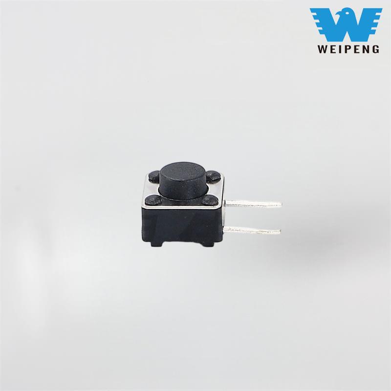 2개의 다리가 있는 6X6mm 표면 실장 촉각 스위치
