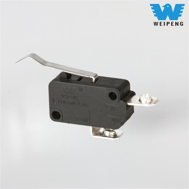 가전제품용 고전류 2단자 마이크로 스위치