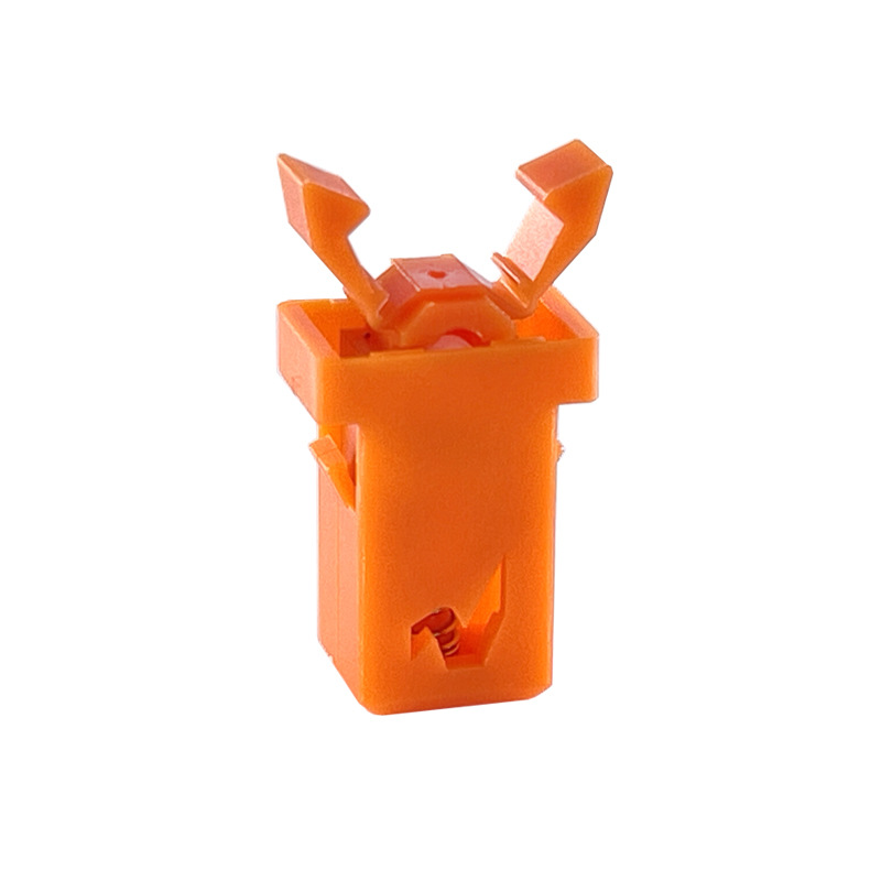 이쑤시개 상자 래치 티슈 상자 주황색 푸시 스위치