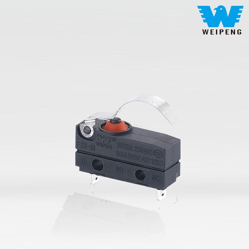 Weipeng 10A 측면 출구 IP67 어린이용 카시트 마이크로 스위치 제조업체